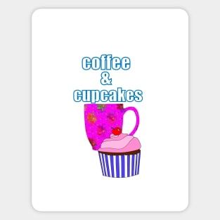 COFFEE Break And Cupcakes Sticker